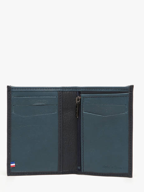 Portefeuille Met Portemonnee Cadence Leder Etrier Blauw cadence ECAD5010 ander zicht 1